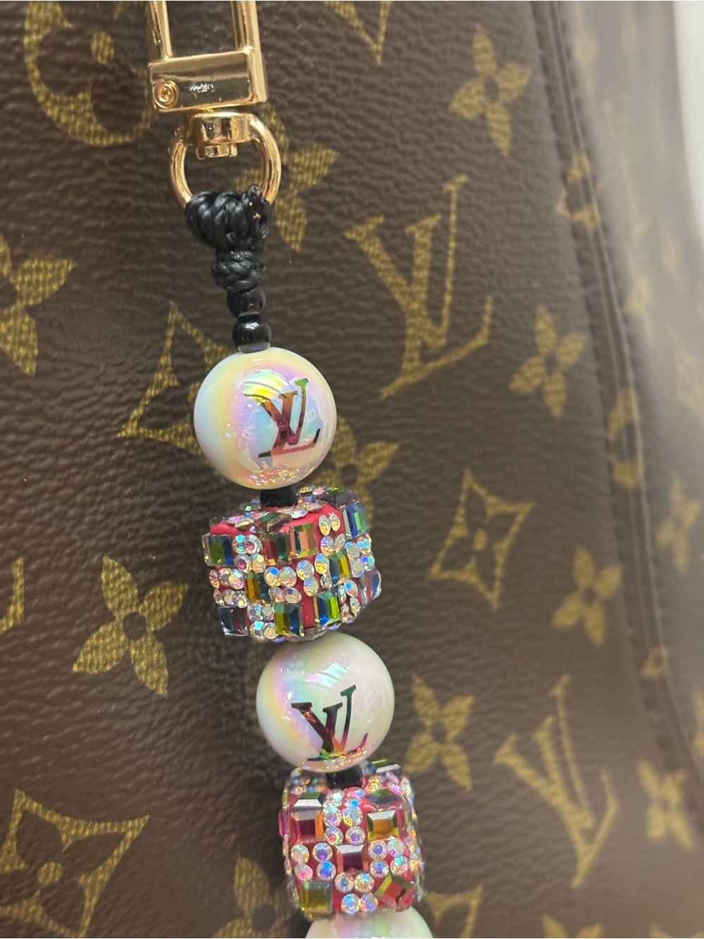 Louis Vuitton Rhinestone Cube
Bag Charm 5.5 inches - Picture 3 of 3
